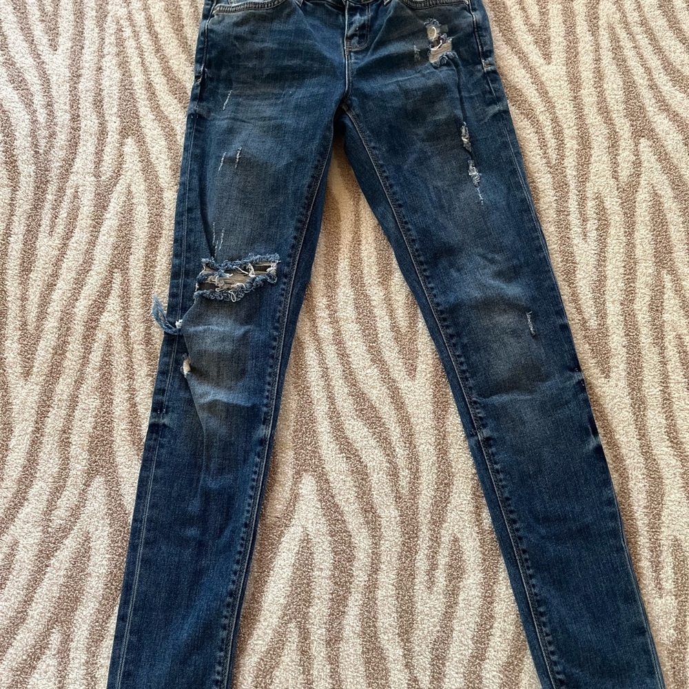 Zara Terez Dark Blue Straight Leg Jeans